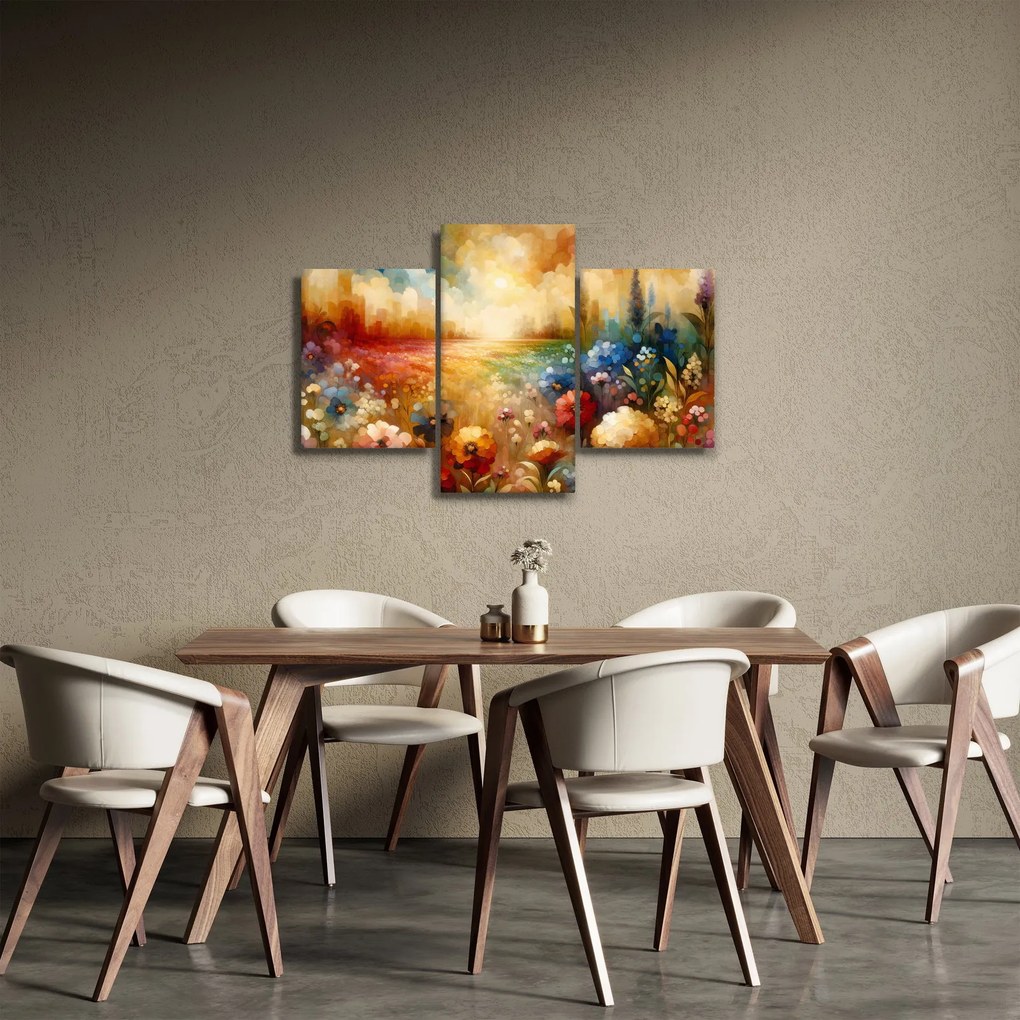 Tablou - Pajiște colorată (90x60 cm)