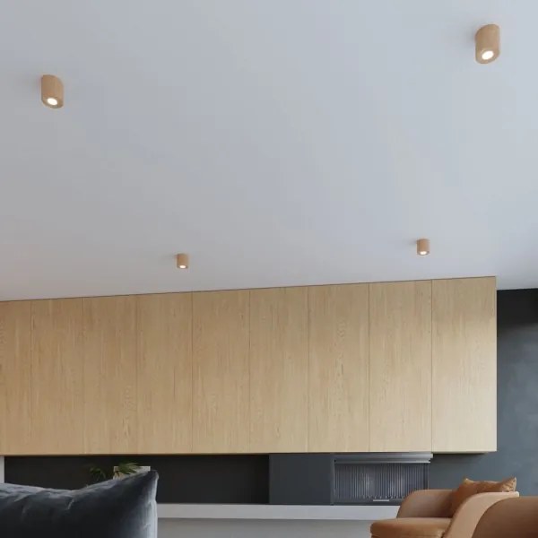 Plafonieră ORBIS 1xGU10/40W/230V lemn