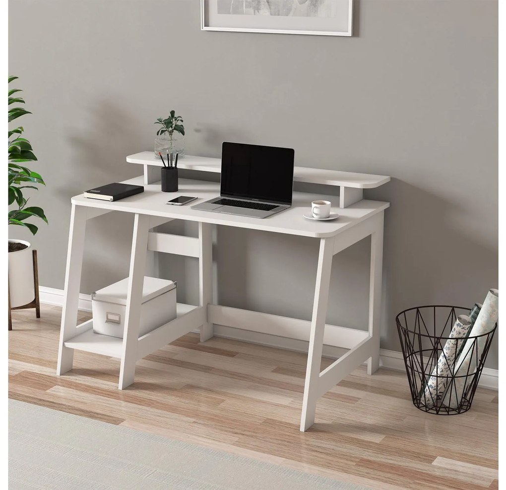 Masă PC Cantry (alb). Promo -17%. 1107720