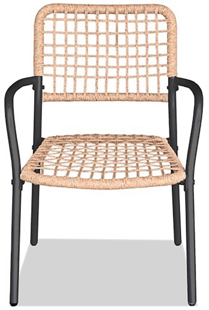 Autronic Set balcon 1+2, metal, polyrattan,natural, AZ-L1103 NAT