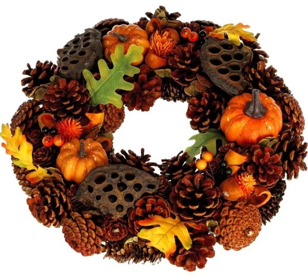 Coroană de toamnă Retlux HALLOWEEN d. 35 cm