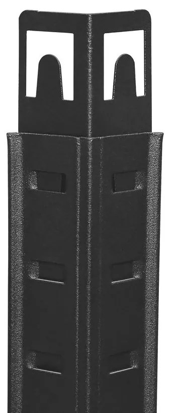 Raft de depozitare DUSTY, 5 polițe, max. 650kg, negru/maro SongmicsHome