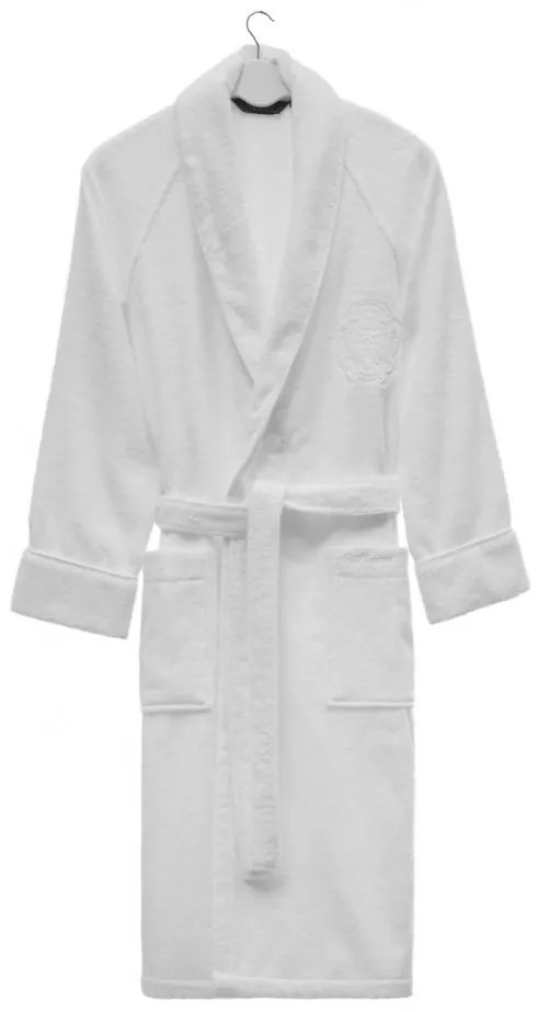 Halat unisex din modal DELUXE Alb / White XXL