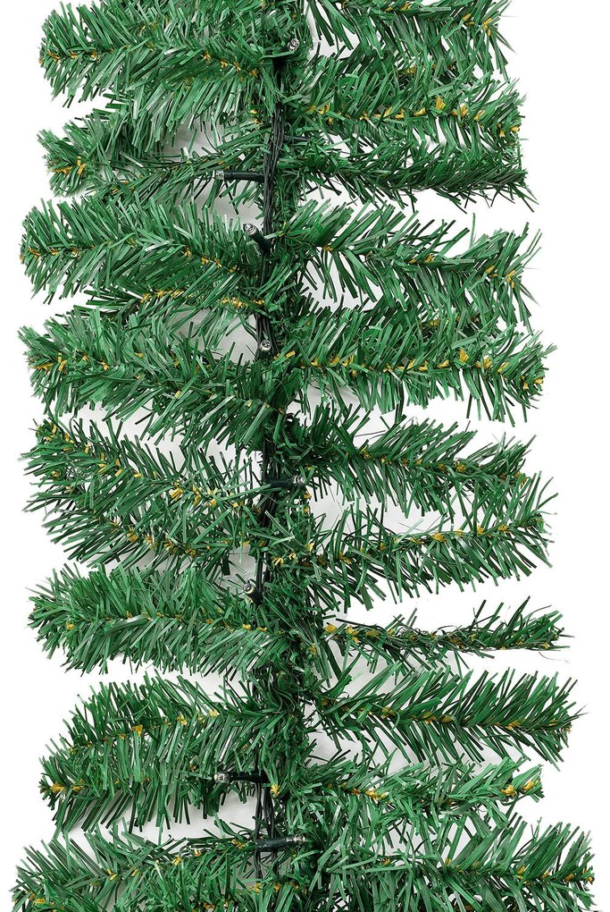 Ghirlanda artificială de crăciun 10 m verde cu 200 diode LED