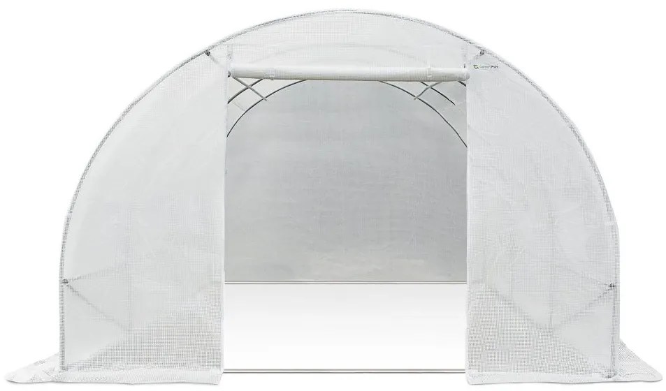 Tunel de folie pentru creșterea plantelor 3x4.5m alb Garden Point