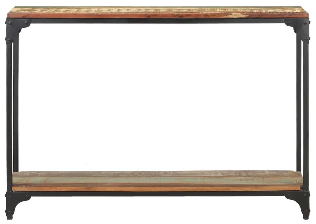 320257 vidaXL Masă consolă, 110x30x75 cm, lemn masiv reciclat