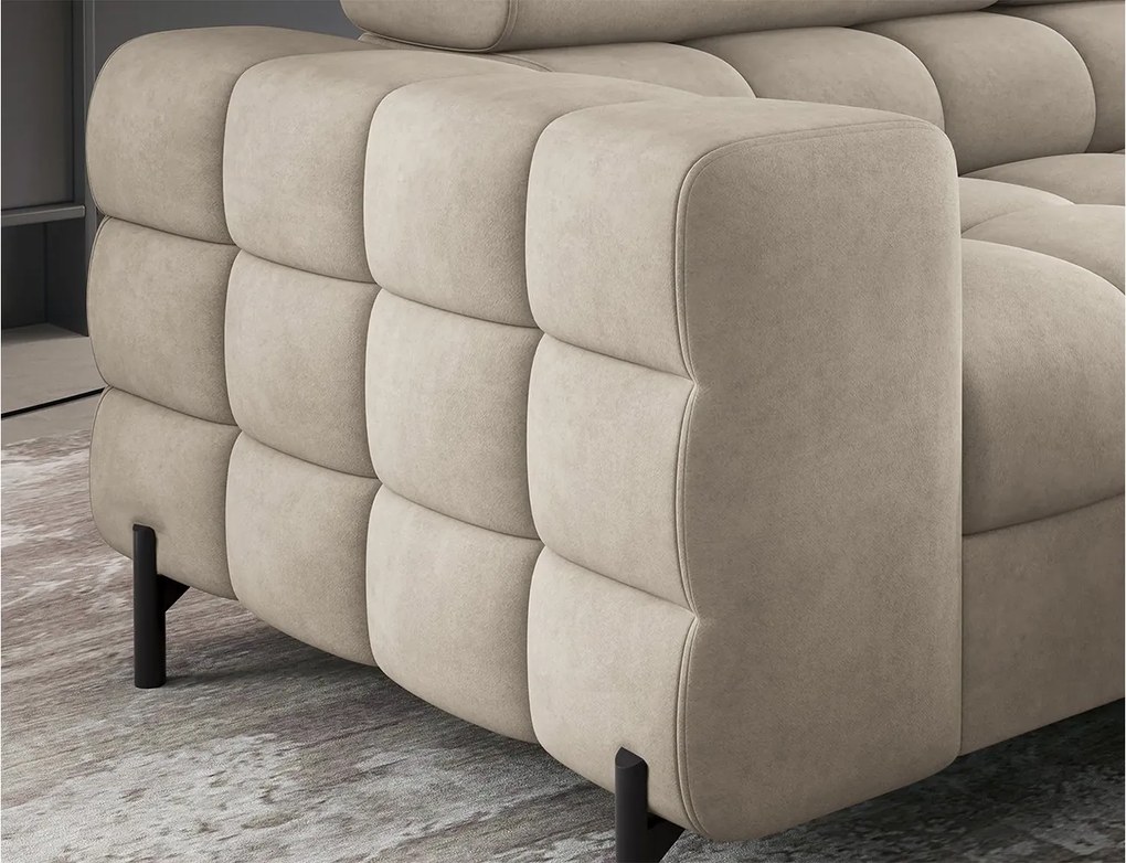 Colțar lemn masiv Ferry Extensibil Material Aura 18, 276 × 72 × 200 cm