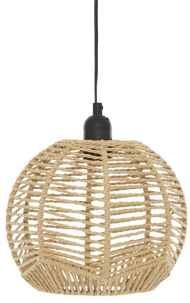 Lustra CAREN cu abajur impletit, Ø 24 cm