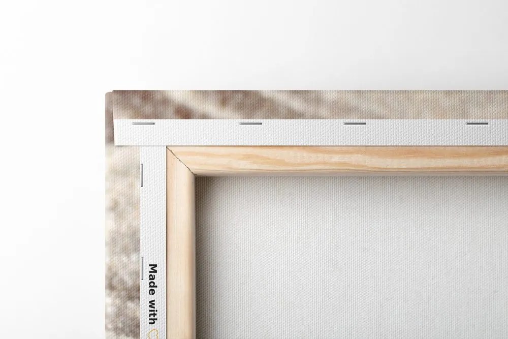 Tablou fluture albastru pe piatră Zen
