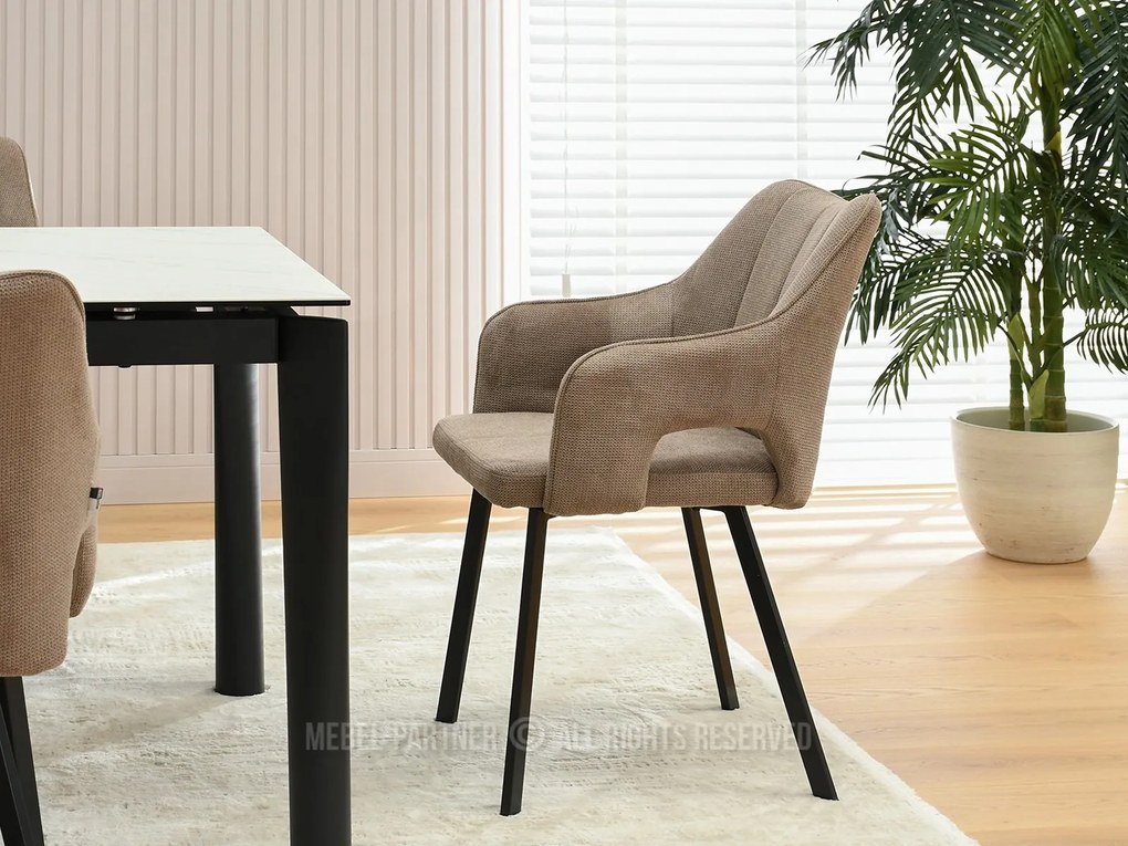 Scaun Carl (bej + negru). 1111015