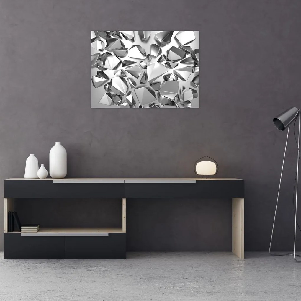 Tablou cu  abstracție 3D (70x50 cm), în 40 de alte dimensiuni noi