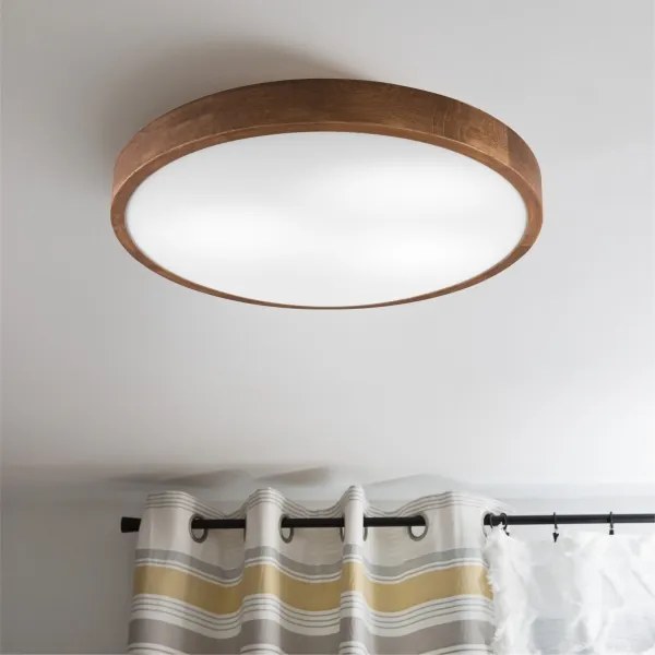 Plafonieră LED Brilagi CARVALHO SLIM 3xE27/60W/230V stejar cireș d. 47 cm