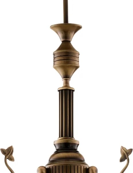 Brilagi - Lustra cu tijă TAURUS 3xE27/15W/230V Ø 70 cm bronz