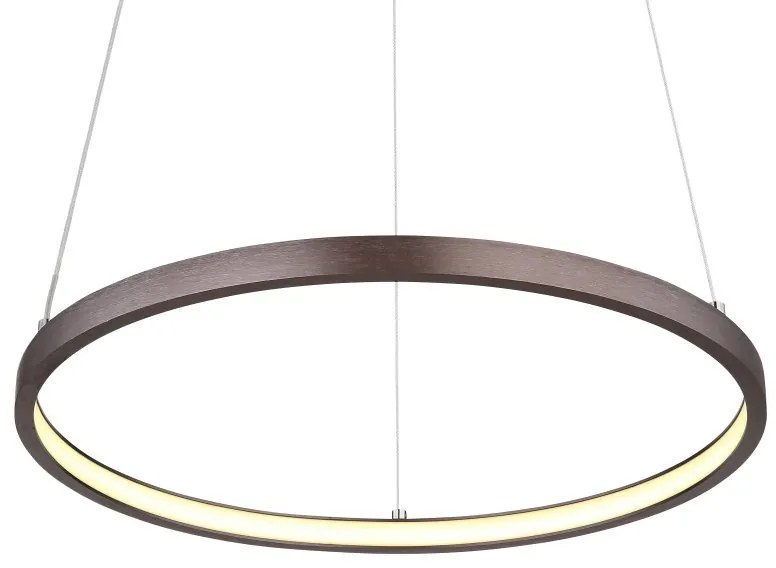 Lustra LED suspendata design modern Ralph cafea