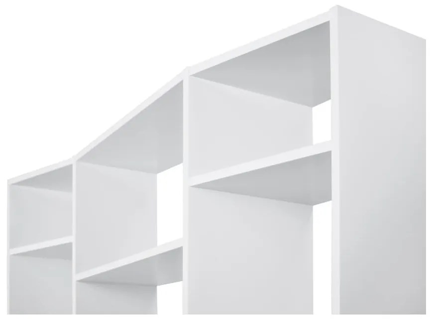 Bibliotecă albă 144x224 cm Valsa – TemaHome