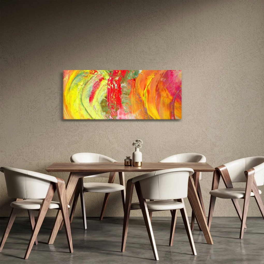 Tablou cu abstracție- pictura (120x50 cm)