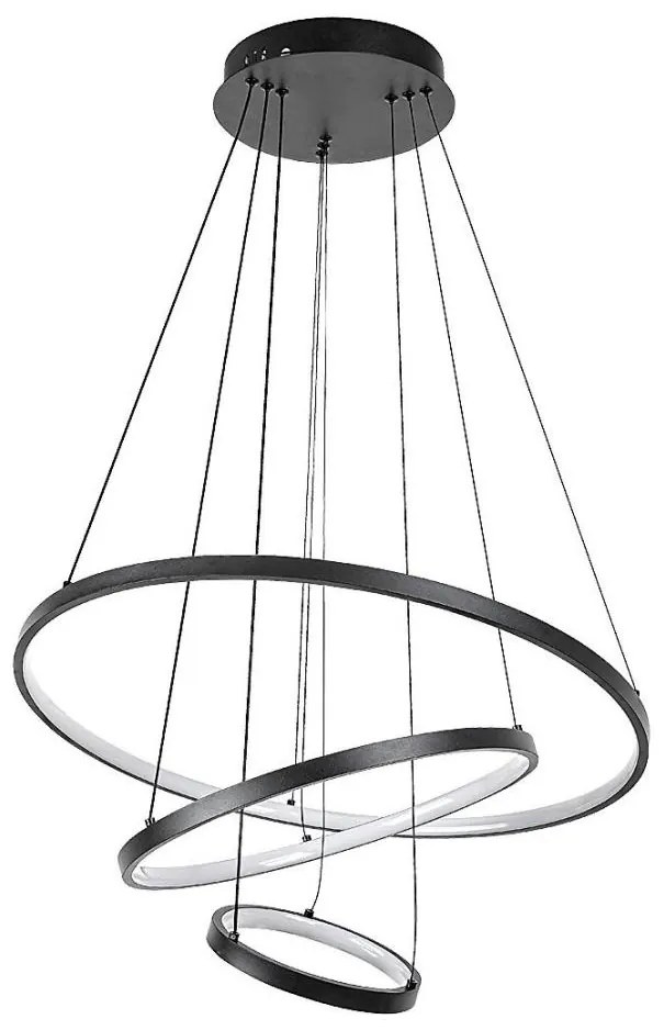 Rabalux 72346 - Lustră LED BELIZA, reglabilă, suspendată pe cablu, 90W/230V, 3000-6500K + telecomandă