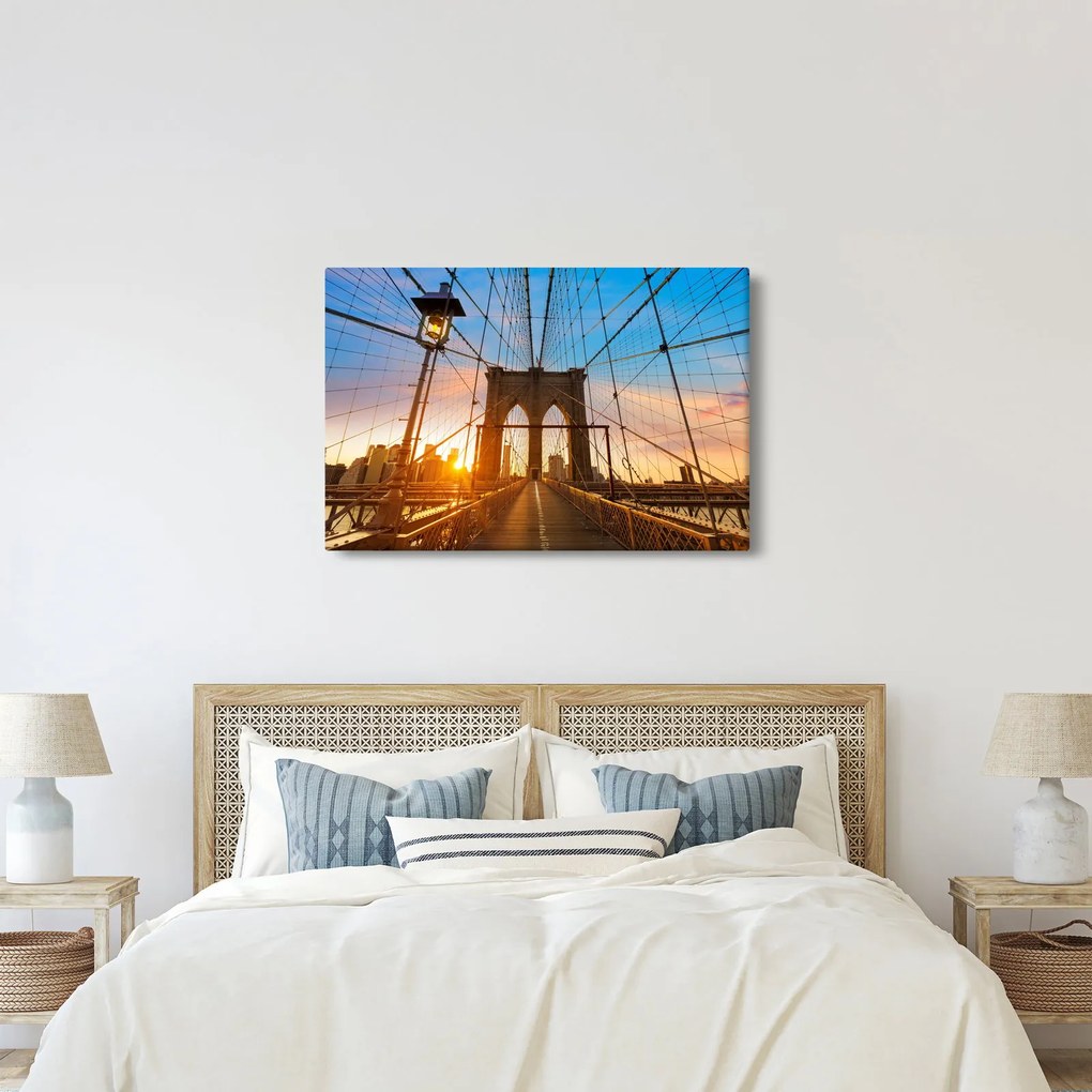 Tablou - Podul Brooklyn, Manhattan, New York (90x60 cm)