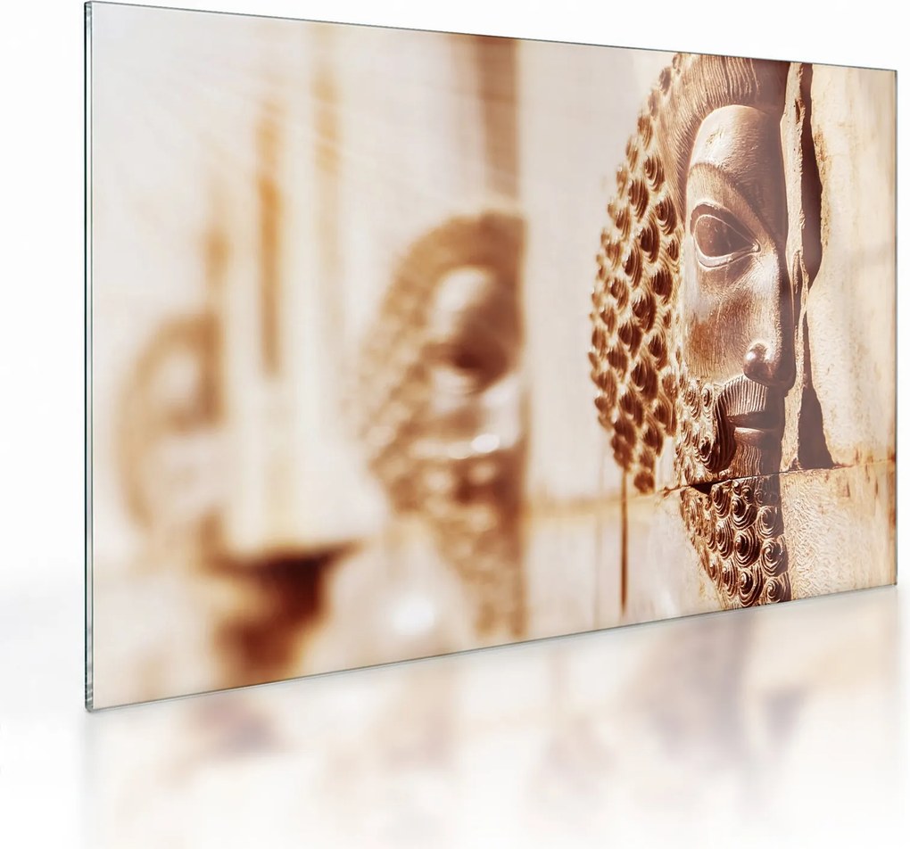 Tablou pe sticlă - Relief persan (70x50 cm)