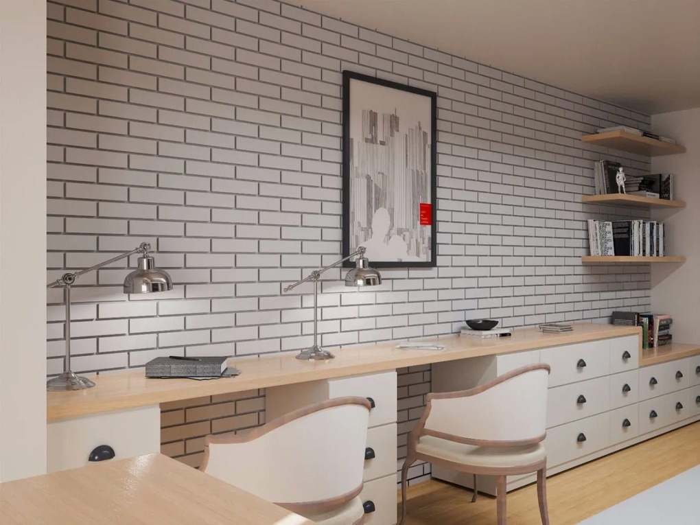 Panou 3D de interior poliuretan CARAMIDA dimensiuni 500x15x1100mm