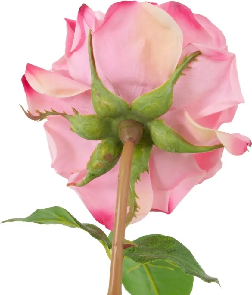 Buchet artificial LUX din 72 de trandafiri roz si rosii, Roses