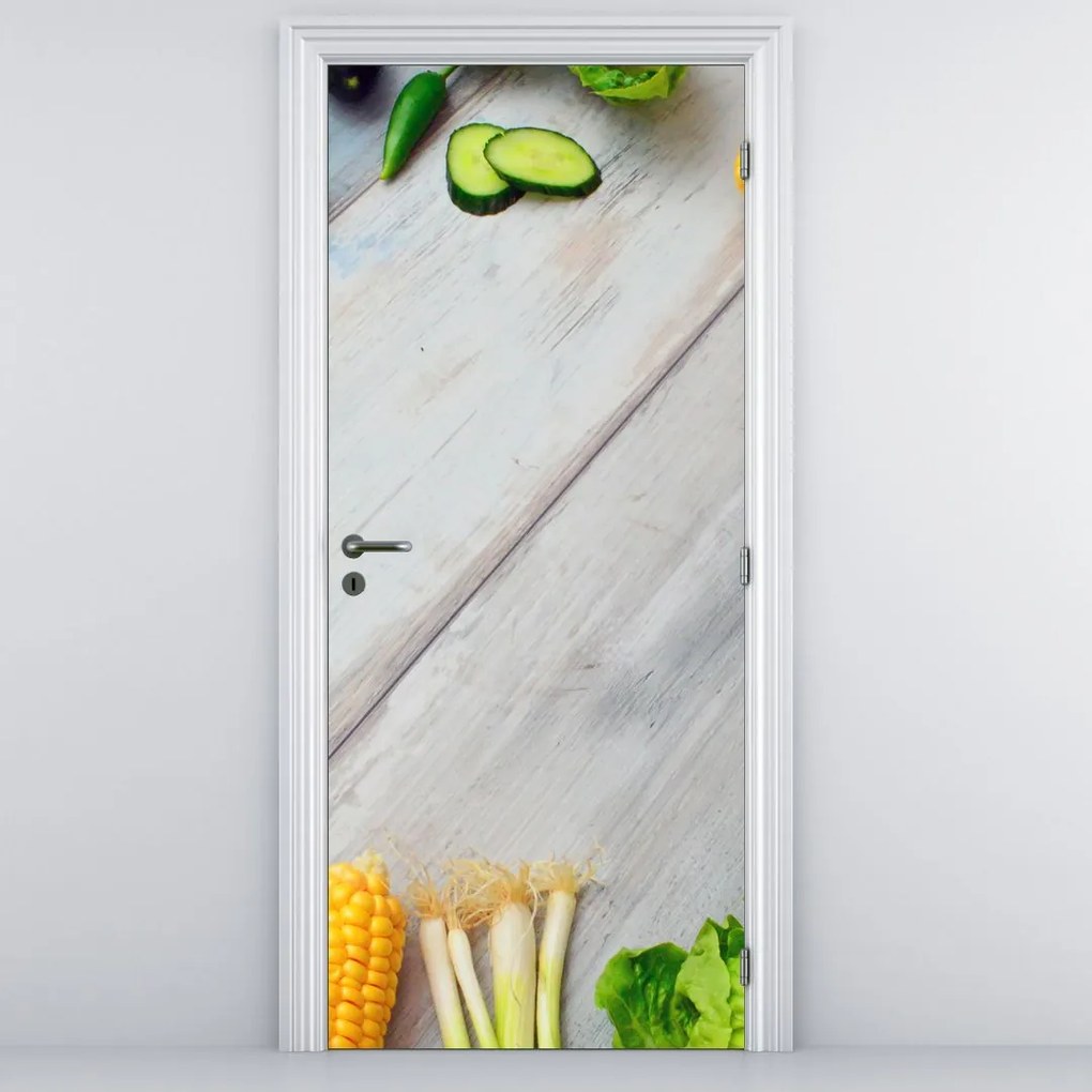 Fototapet pentru ușă - Legume (95x205cm)