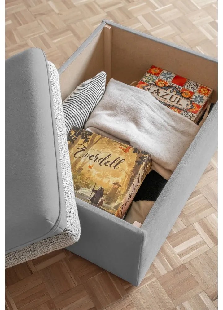 Taburet gri deschis Wilson – Miuform