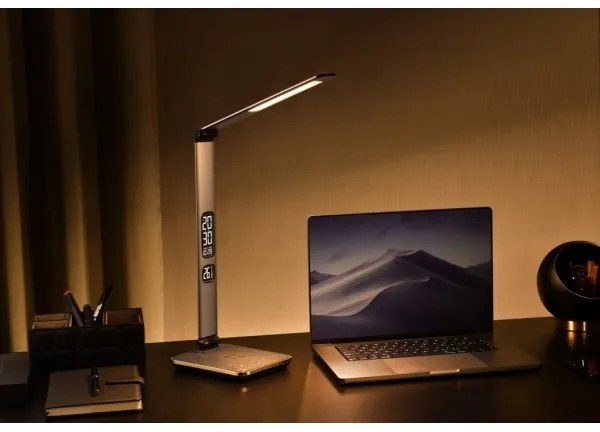 Immax 09105L - Lampă de birou LED+CCT dimabilă, cu încărcare wireless Qi, IDEAL, 8,5W/230V