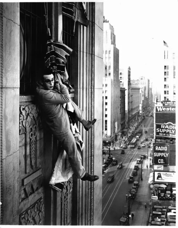 Fotografie Harold Lloyd In 'Feet First', Archive Photos