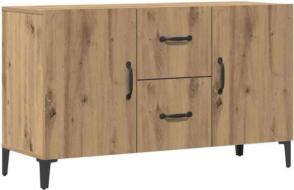 vidaXL Dulap, stejar artizanal, 100x36x60 cm, lemn prelucrat