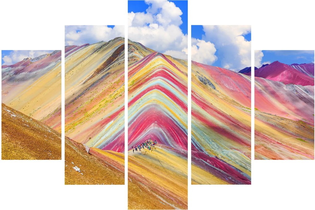 Tablou - Muntele Curcubeu, Peru (150x105 cm)