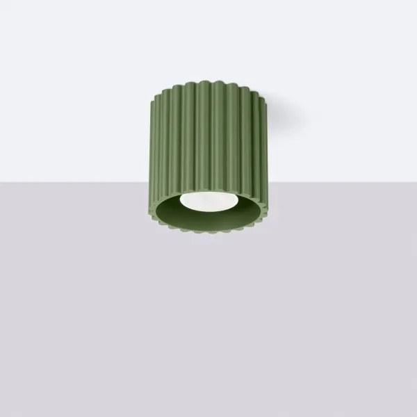 Sollux SL.1794 - Spot AURA 1xGU10/10W/230V, 10 cm, verde