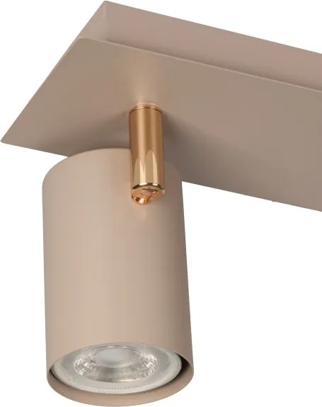 Kanlux 90782 - Corp de iluminat tip spot EVALO 3xGU10/10W/230V bej/auriu