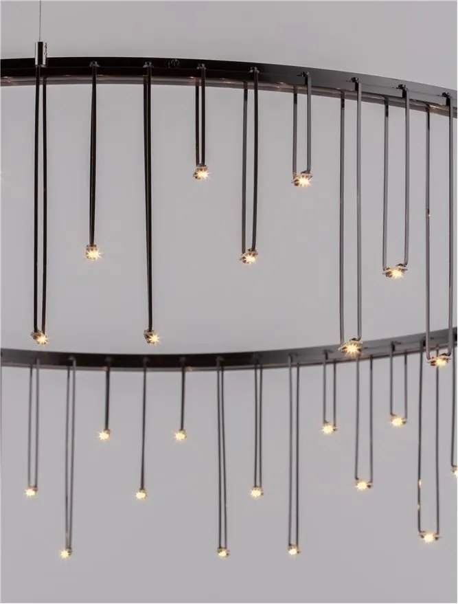 Lustra LED design ambiental deosebit Stellar 80cm