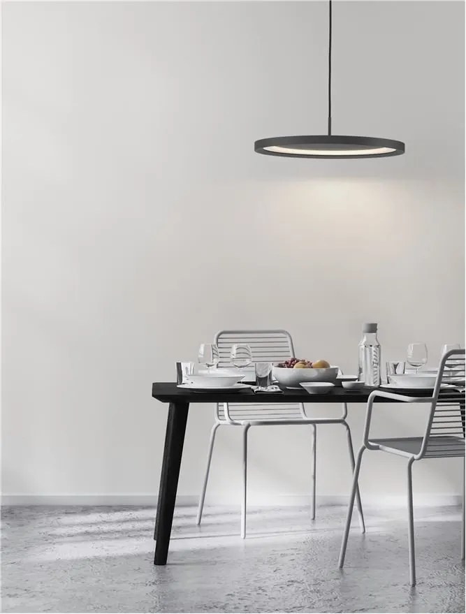 Lustra LED suspendata design circular ANDROMEDA