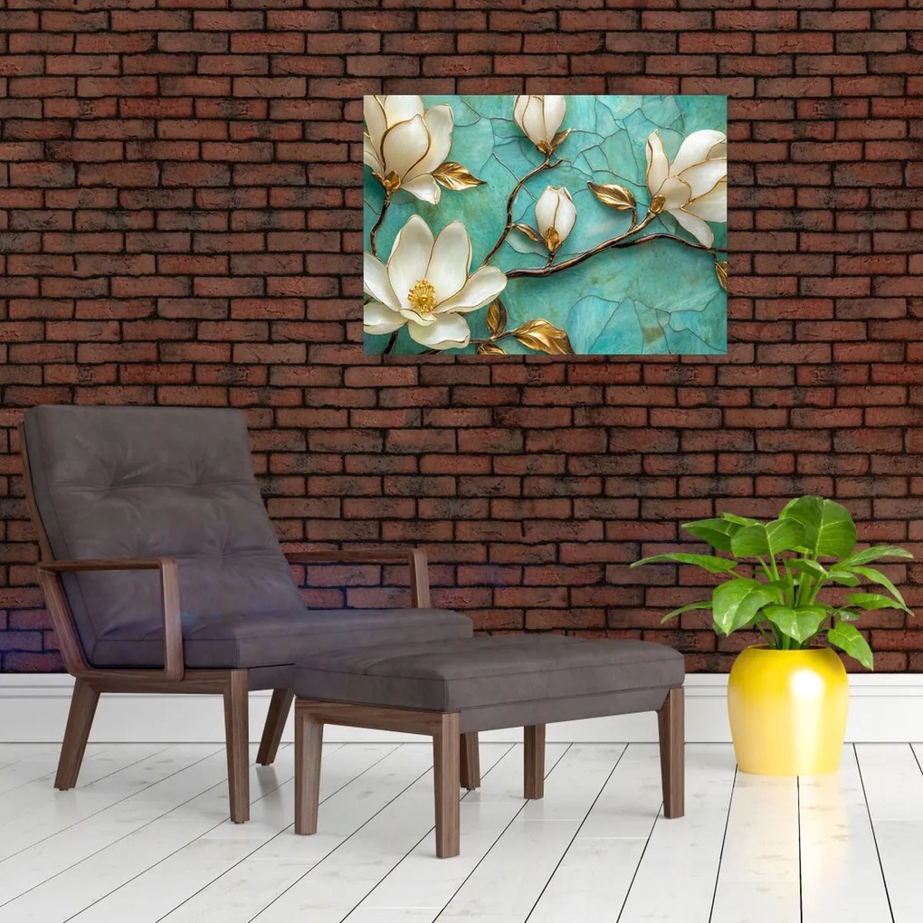 Tablou - Magnolii 3D (70x50 cm)