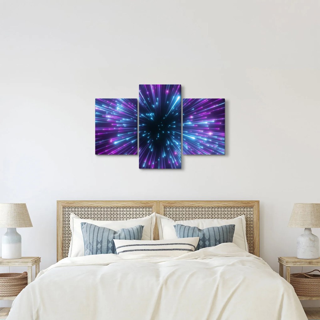 Tablou - Spațiu neon (90x60 cm)