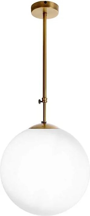 Lustra cu inaltime reglabila din alama si sticla Musa