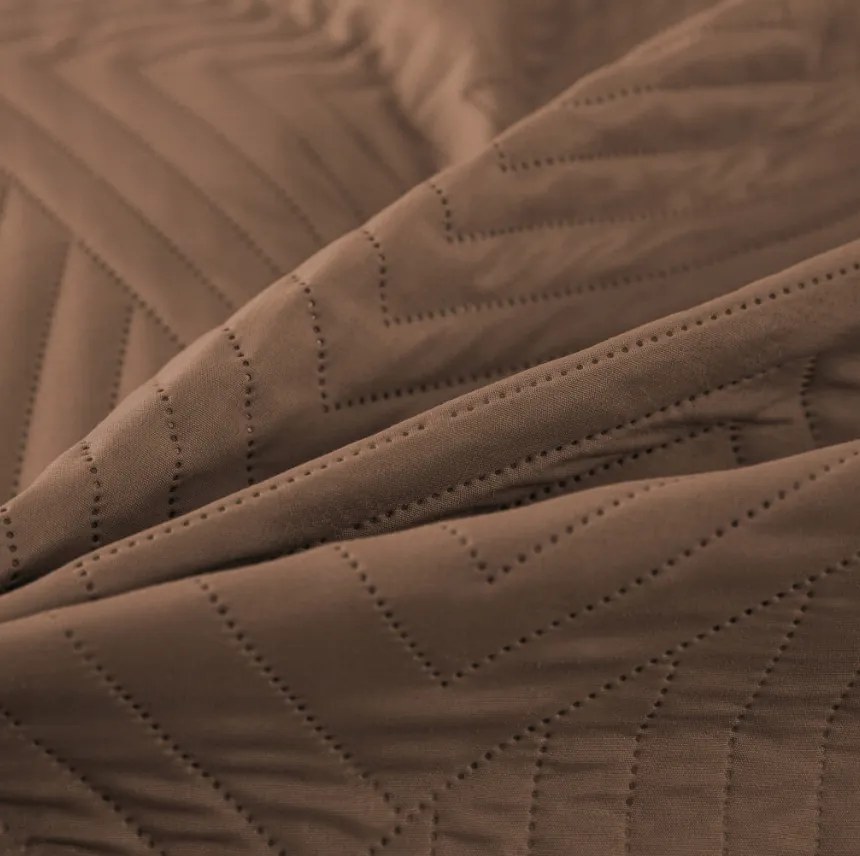 Cuvertura de pat CALDERA, bej inchis Dimensiune: 200 x 220 cm