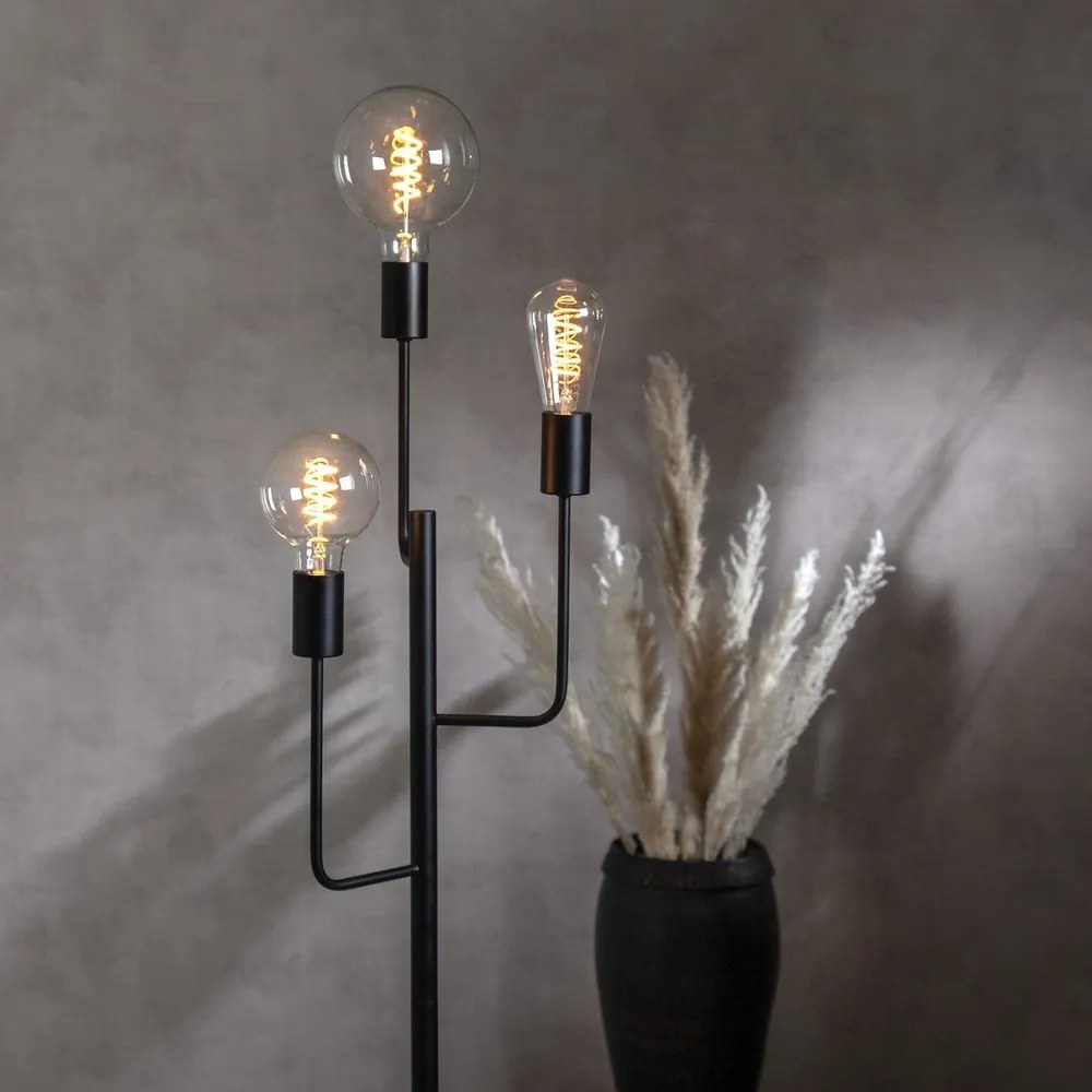 Bec LED/cu filament E27, cu lumină caldă și intensitate reglabilă 4 W Spiral Filament – Star Trading