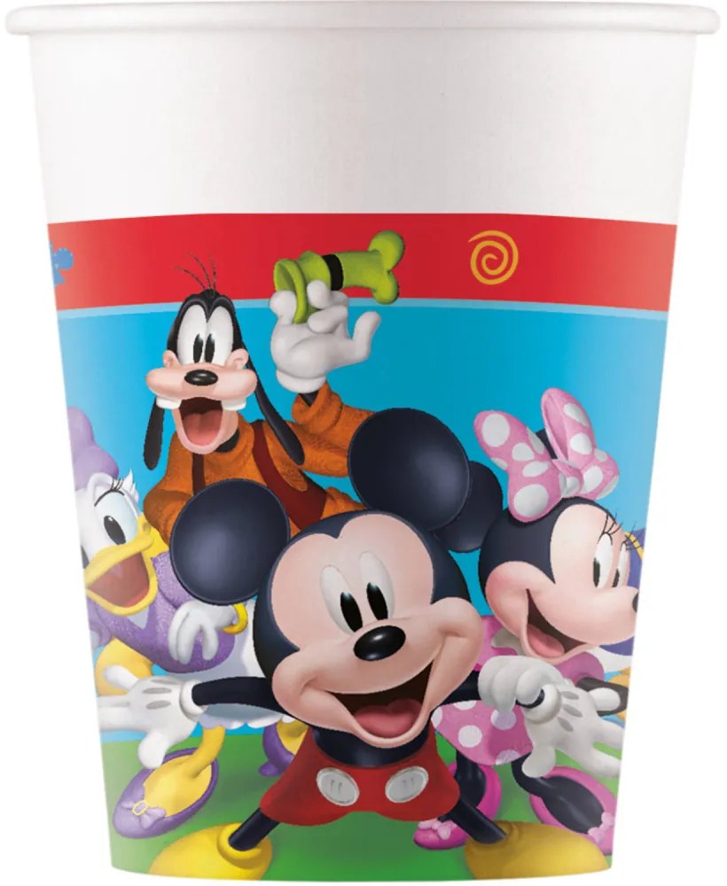 Disney Mickey Rock the House pahar de hârtie 8 buc 200 ml FSC
