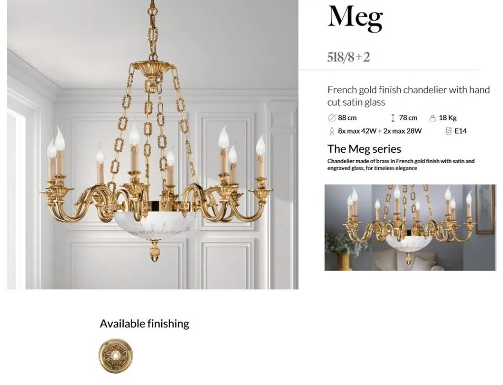 Lustra LUX design clasic realizata manual Meg