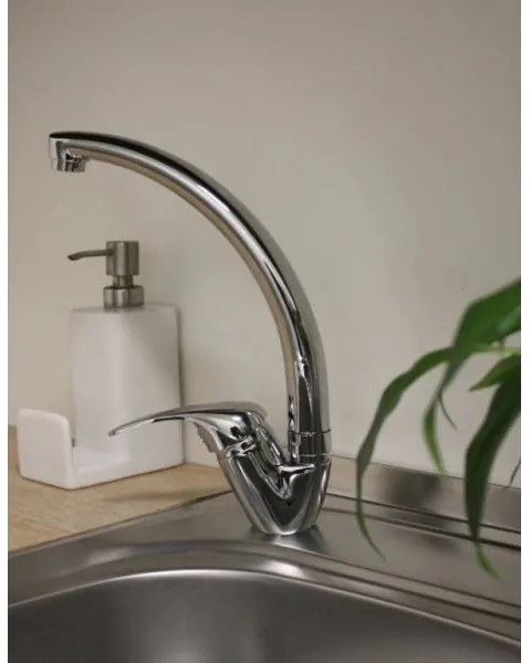 RAV Slezák SA006.0/3 - Baterie pentru chiuvetă SAZAVA, 26,5 cm, crom lucios