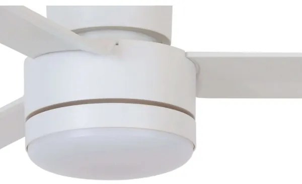 Ventilator LED de tavan BAYSIDE 213037 LAGOON GX53/17W/230V alb + telecomandă