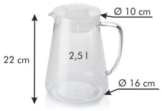 Ulcior Tescoma TEO 2,5 l, roșu