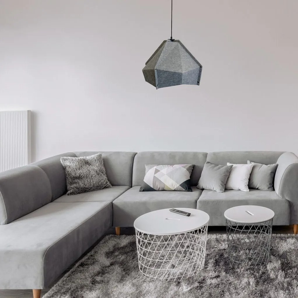 Lustra suspendata din material ecologic Lomiro