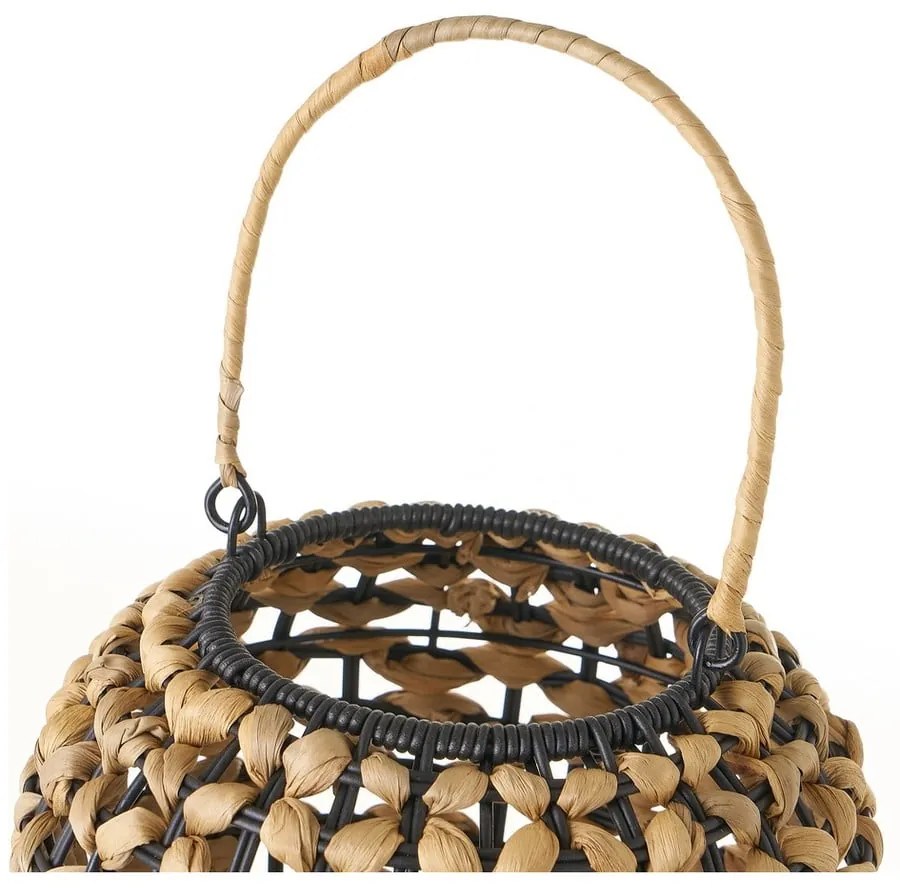 Veioză negru/natural (înălțime 30 cm) – Casa Selección