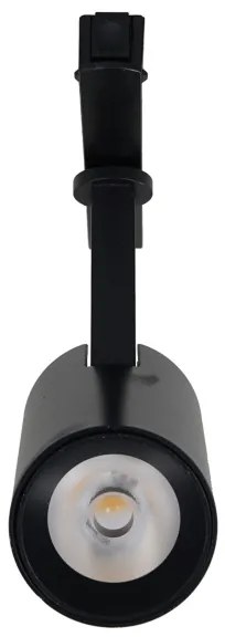 LED spot MAGNETIC TRACK 10W 48V negru pentru sistem șine