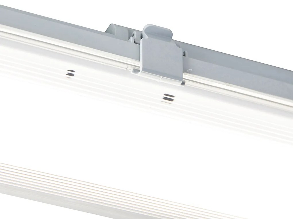 Corp de iluminat TL gri cu LED inclus 15W 2250 lm 4000K IP65 - Base