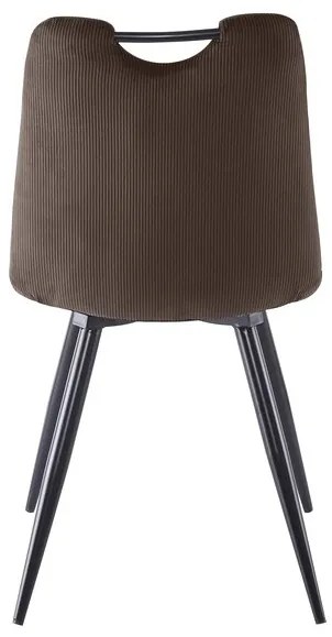 Scaun de bucaterie Orfe, maro/negru
